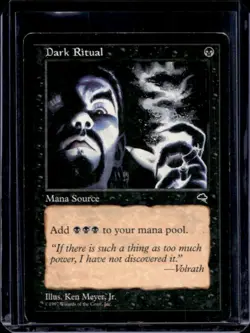 1997 Magic: The Gathering 5th Edition Dark Ritual #NNO - Image 1