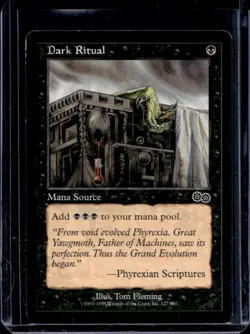 1998 Magic: The Gathering Urza's Saga Dark Ritual #127 - Image 1