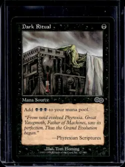 1998 Magic: The Gathering Urza's Saga Dark Ritual #127 - Image 1