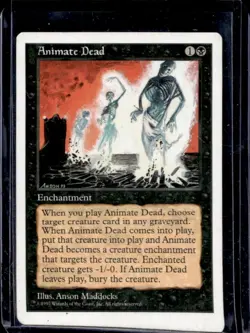 1993 Magic: The Gathering Beta Animate Dead #NNO - Image 1