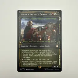 1 x Caesar, Legion's Emperor - Showcase - Universes Beyond: Fallout - NM-Mint - - Image 1