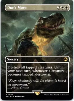 Don't Move (Borderless) MTG - Universes Beyond: Jurassic World Collection - Image 1