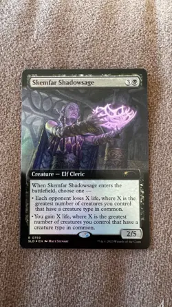 Skemfar Shadowsage (FOIL Extended Art) - MTG - Secret Lair Drop SLD 0759 - NM - Image 1