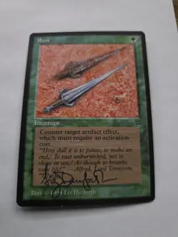 Rust ARTIST PROOF Liz Danforth Legends Set Magic the Gathering - Image 1