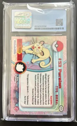 Persian Topps Chrome 53 Pokemon CGC 8.5 Blue Label - Image 4
