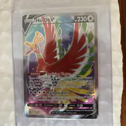 Ho-Oh V (Full Art) 187/195 Swsh12: Sword & Shield - Silver Tempest Holo - Image 1