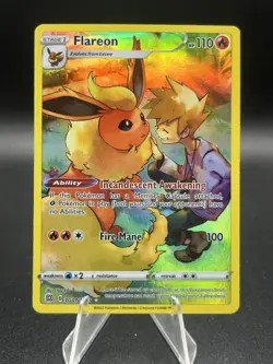 Pokemon TCG Brilliant Stars Trainer Gallery Flareon TG01/TG30 - Image 1