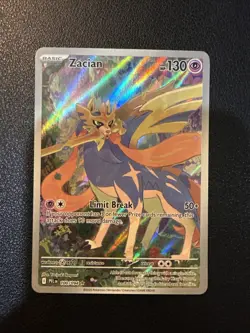 2025 Pokemon Phantasmal Flames Zacian Illustration Rare #100/094 - Image 1