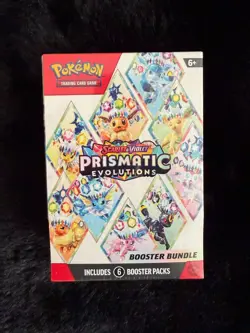 Pokemon TCG Scarlet & Violet Prismatic Evolutions Booster Bundle SEALED (1/2) - Image 1
