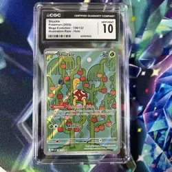 Pokemon Shuckle Mega Evolution Illustration Rare #136 CGC 10 Gem Mint - Image 1