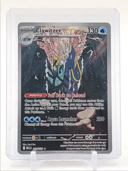 CLAWITZER 2025 POKEMON MEGA EVOLUTION ILLUSTRATION RARE 141/132 Q4657 - Image 1