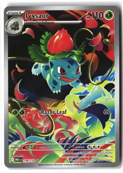 Ivysaur ⭐ 134/132 Holo Illustration Rare Mega Evolution 2025 Pokemon NM - Image 1