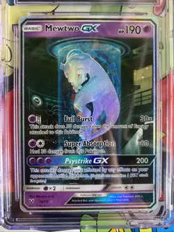 Pokemon Mewtwo GX 78/73 Shining Legends Secret Rare Alternative Art CGC 8.5 - Image 2