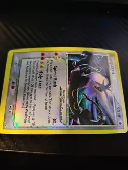Pokemon Rayquaza Star Ultra Rare Holo 107/107 EX Deoxys 90HP Spiral Rush - Image 3