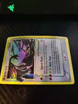 Pokemon Rayquaza Star Ultra Rare Holo 107/107 EX Deoxys 90HP Spiral Rush - Image 4