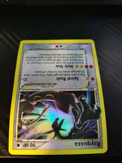 Pokemon Rayquaza Star Ultra Rare Holo 107/107 EX Deoxys 90HP Spiral Rush - Image 5