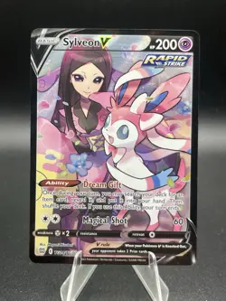 Pokemon TCG Brilliant Stars Trainer Gallery Sylveon V TG14/TG30 - Image 1