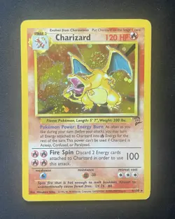 Charizard Holo 4/130 LP+ Base Set 2 Pokemon TCG - Image 1
