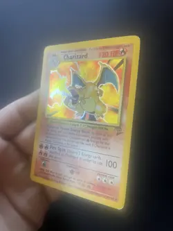 Charizard Holo 4/130 LP+ Base Set 2 Pokemon TCG - Image 3