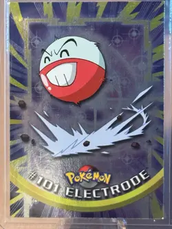 2000 Topps Chrome Pokemon TV Animation Edition Series 2 Foil #101 Electrode - Image 1