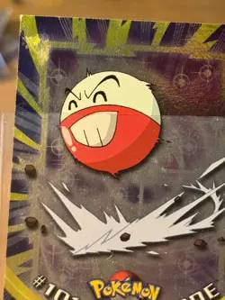 2000 Topps Chrome Pokemon TV Animation Edition Series 2 Foil #101 Electrode - Image 3
