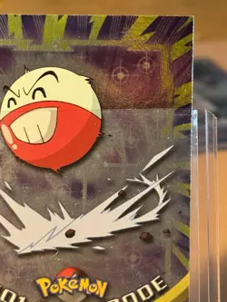 2000 Topps Chrome Pokemon TV Animation Edition Series 2 Foil #101 Electrode - Image 4
