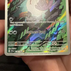 Pokemon TCG Arbok 176/162 Temporal Forces Illustration Rare - Image 4