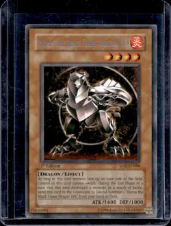 2004 Yu-Gi-Oh! Horus Black Flame Dragon LV4 1st Edition #SOD-EN006 - Image 1