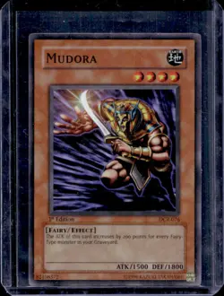 2003 Yu-Gi-Oh! Dark Crisis 1st Edition Mudora #DCR-076 - Image 1