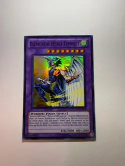 Yugioh - Elemental Hero Tempest - Super Rare - Unlimited - LCGX-EN048 - LP - Image 1