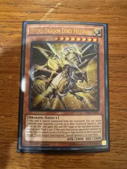 Divine Dragon Lord Felgrand - SR02-EN001 - Ultra Rare - 1st Edition LP - Image 1