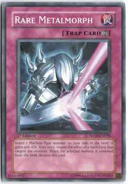 Yugioh - Rare Metalmorph SD10-EN035 1st Edition - Structure Deck: Machine Re-Vol - Image 1