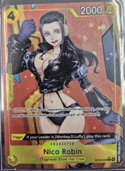 Nico Robin ST29-009 Parallel Starter Deck Full Art One Piece TCG English - Image 1