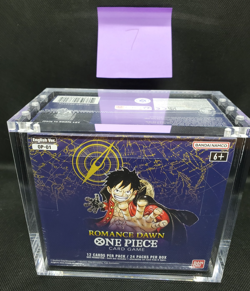 One Piece Romance Dawn Booster Box OP-01 1st Wave English Blue Bottom SEE CORNER - Image 1