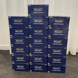 EMPTY One Piece OP01 Blue Bottom Booster Box Romance Dawn x19 READ DESCRIPTION - Image 1