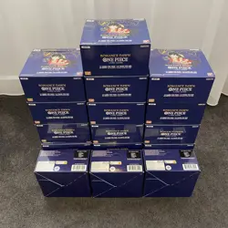 EMPTY One Piece OP01 Blue Bottom Booster Box Romance Dawn x19 READ DESCRIPTION - Image 2