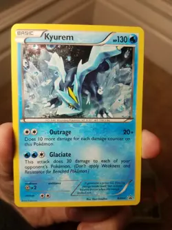 2012 POKEMON B & W BLACK STAR PROMO KYUREM HOLO CARD, BW44 - Image 1
