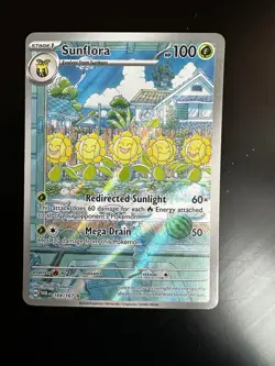 Sunflora 169/167 Illustration Rare Twilight Masquerade Pokemon Card - Image 1