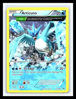 💥 Articuno 17/108 Roaring Skies Full Art Reverse Non Holo Rare Pokemon Card - Image 1