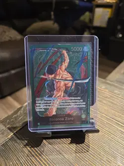 One Piece CCG Roronoa Zoro LEADER card OP12-020 L - Image 1
