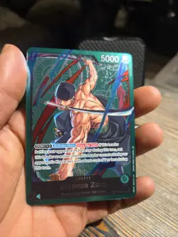 One Piece CCG Roronoa Zoro LEADER card OP12-020 L - Image 3