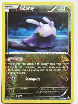 Goomy XY - Ancient Origins Reverse Holo 58/98 LP-MP Pokemon Card - Image 1