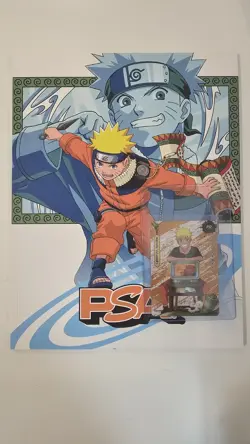 NARUTO PSA MAGAZINE DECEMBER 2025 + KAYOU EXCLUSIVE NARUTO UZUMAKI PROMO CARD - Image 1