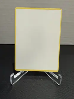 Yellow Border Pokemon Blank Filler Card Error Card - NM - Image 1