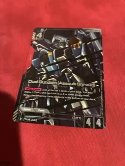 GUNDAM Card Game Duel Gundam (Assault Shroud) Newtype Rising LR+ GD01-045 - Image 1