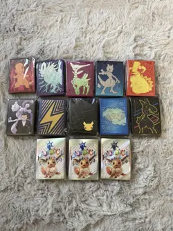 Lot Of 13x Pokemon ETB Mixed Card Sleeves NEW SEALED - Image 1