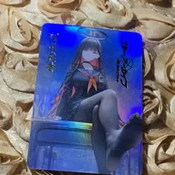Tsukatsuki Rio BLUE ARCHIVE Hotties Goddess ANIME WAIFU Holo Card Pantyhose - Image 5