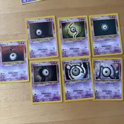Jirachi 021 & Unown Pokemon Cards - 8 Total - Image 3