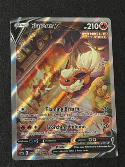 Flareon V SWSH Black Star Promo #SWSH179 Pokemon Card TCG NM - Image 1