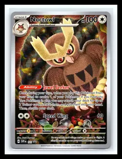 💥 Pokemon SV: Scarlet & Violet Promo Cards # 141 Promo Noctowl Holo - Image 1